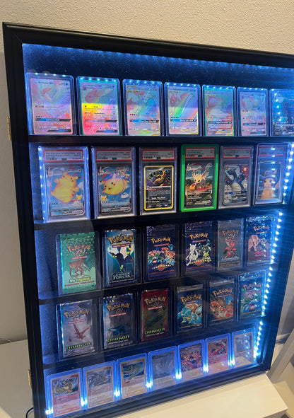 CardDisplay Vitrineskap for samlekort - LED