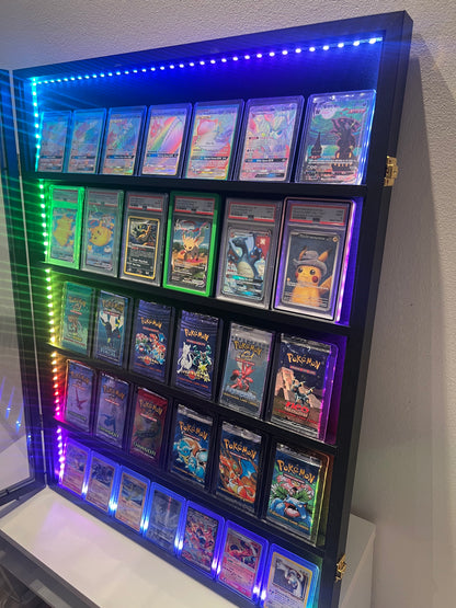 CardDisplay Vitrineskap for samlekort - LED